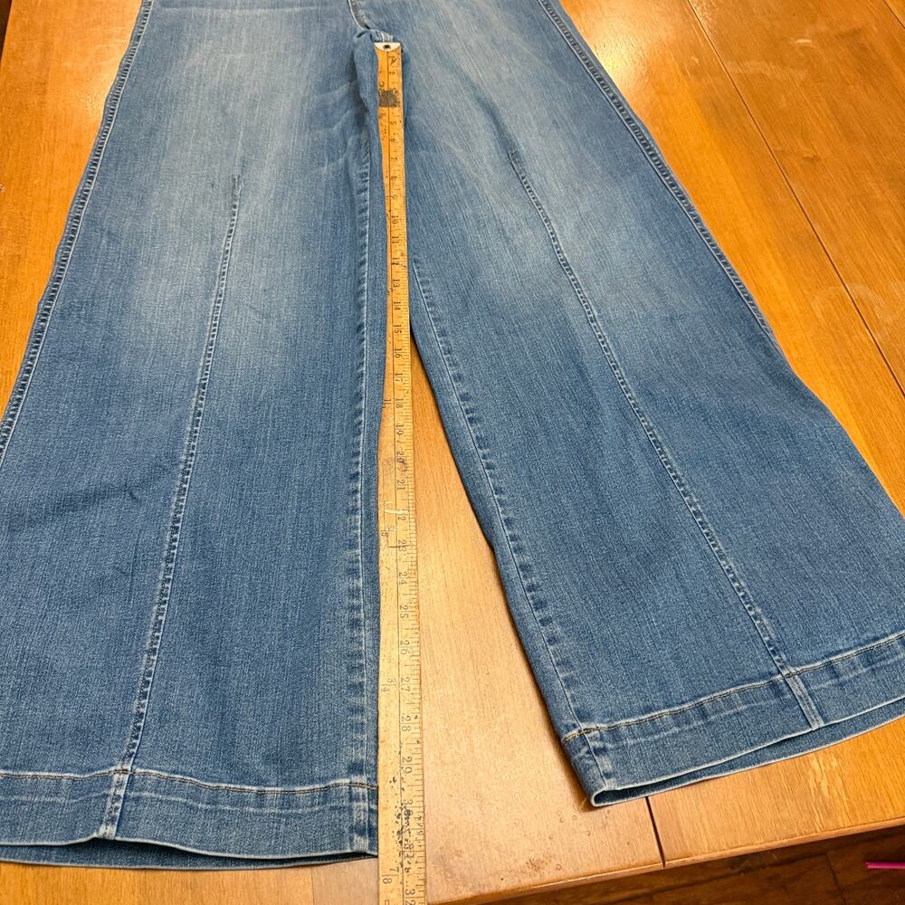 SPANX NWT seamed front wide-leg XL vintage indigo smart casual quiet luxury chic - Picture 7 of 10